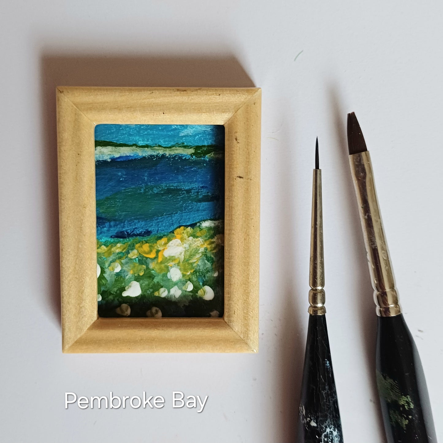 Pembroke Bay Guernsey Oil Painting